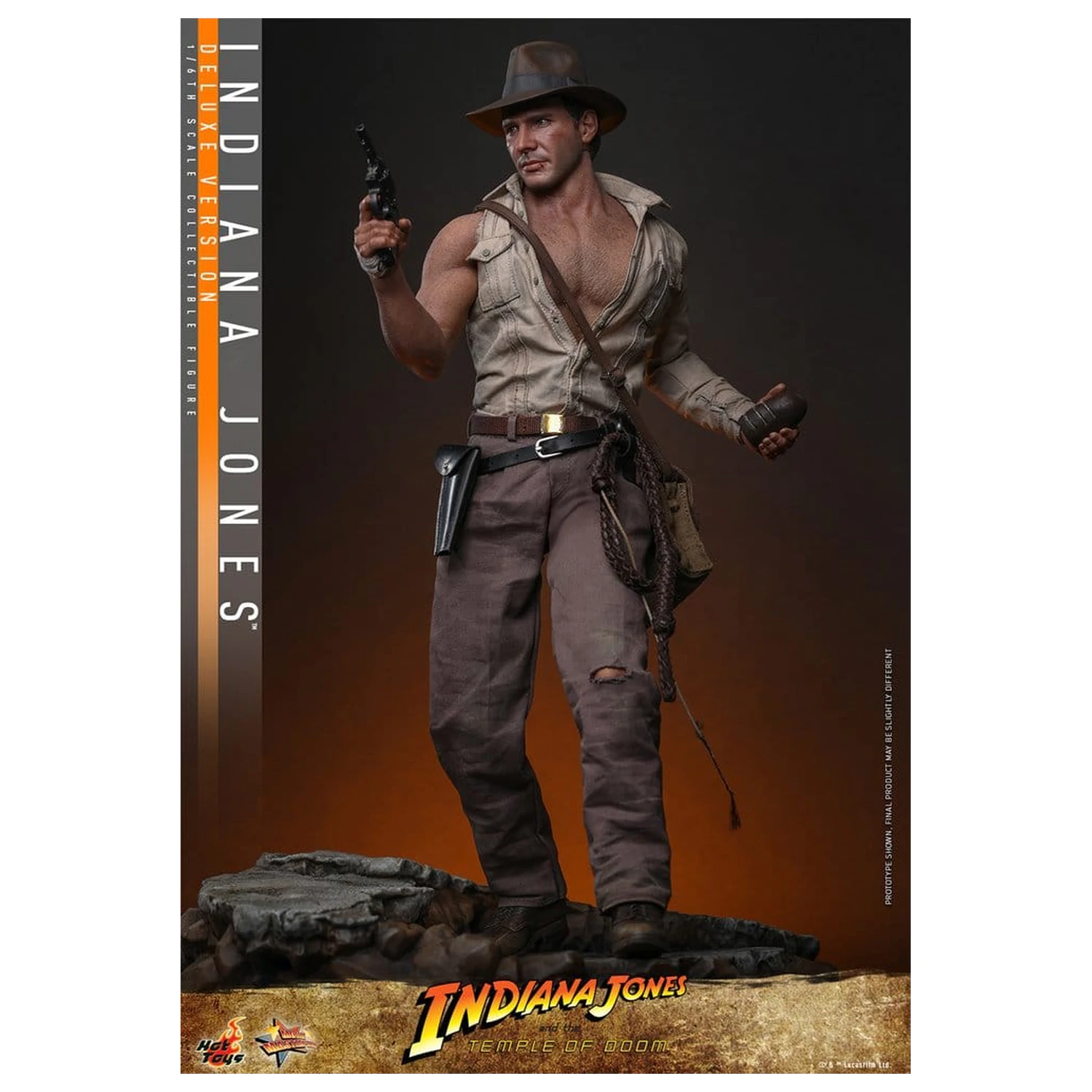 Indiana Jones Movie Masterpiece Action Figura 1/6 Indiana Jones (Deluxe verzija) 30 cm fotografija proizvoda