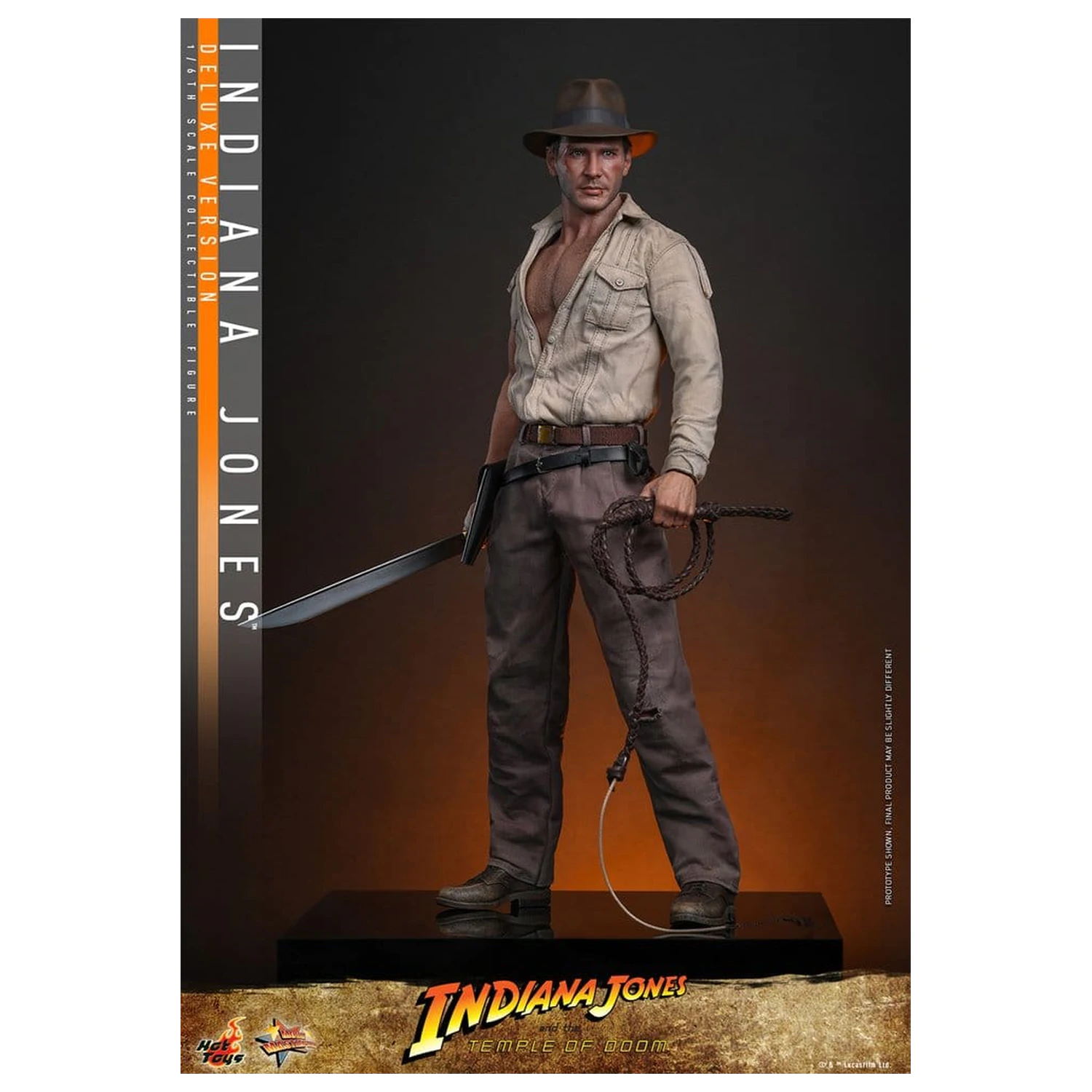 Indiana Jones Movie Masterpiece Action Figura 1/6 Indiana Jones (Deluxe verzija) 30 cm fotografija proizvoda