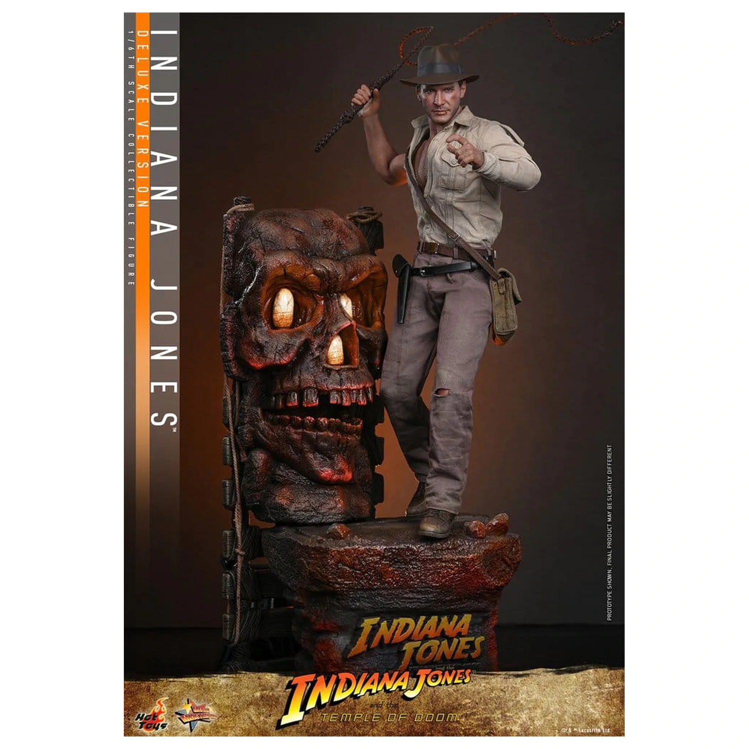 Indiana Jones Movie Masterpiece Action Figura 1/6 Indiana Jones (Deluxe verzija) 30 cm fotografija proizvoda