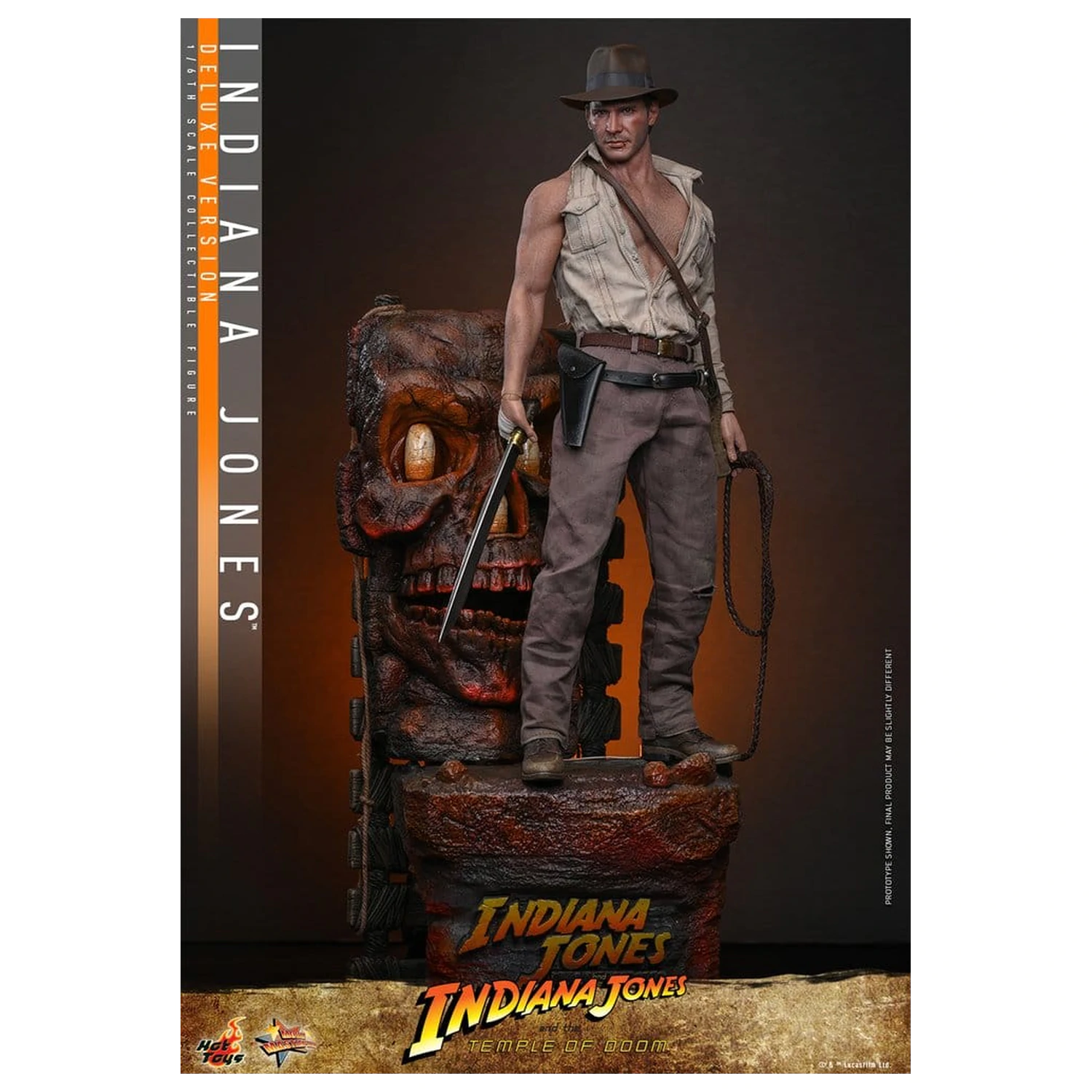 Indiana Jones Movie Masterpiece Action Figura 1/6 Indiana Jones (Deluxe verzija) 30 cm fotografija proizvoda