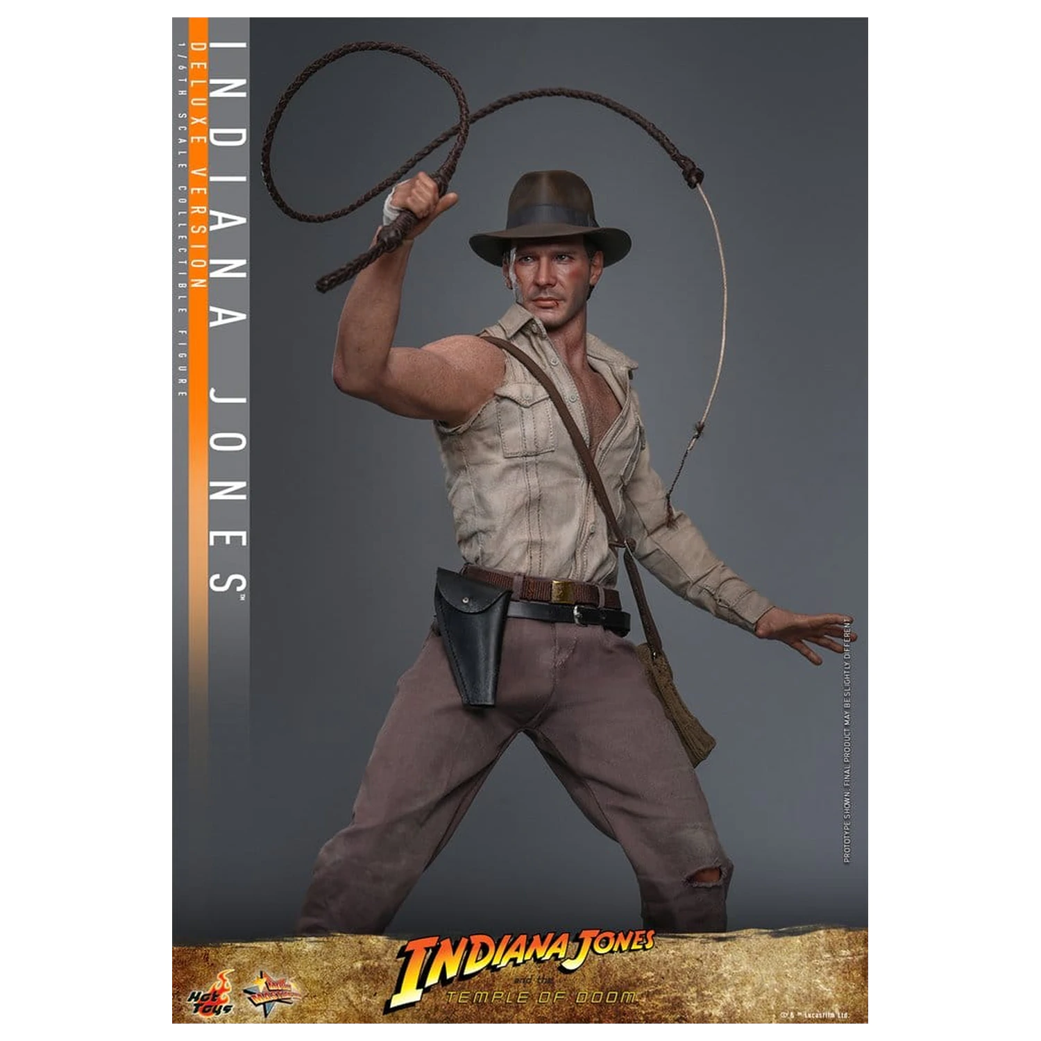 Indiana Jones Movie Masterpiece Action Figura 1/6 Indiana Jones (Deluxe verzija) 30 cm fotografija proizvoda