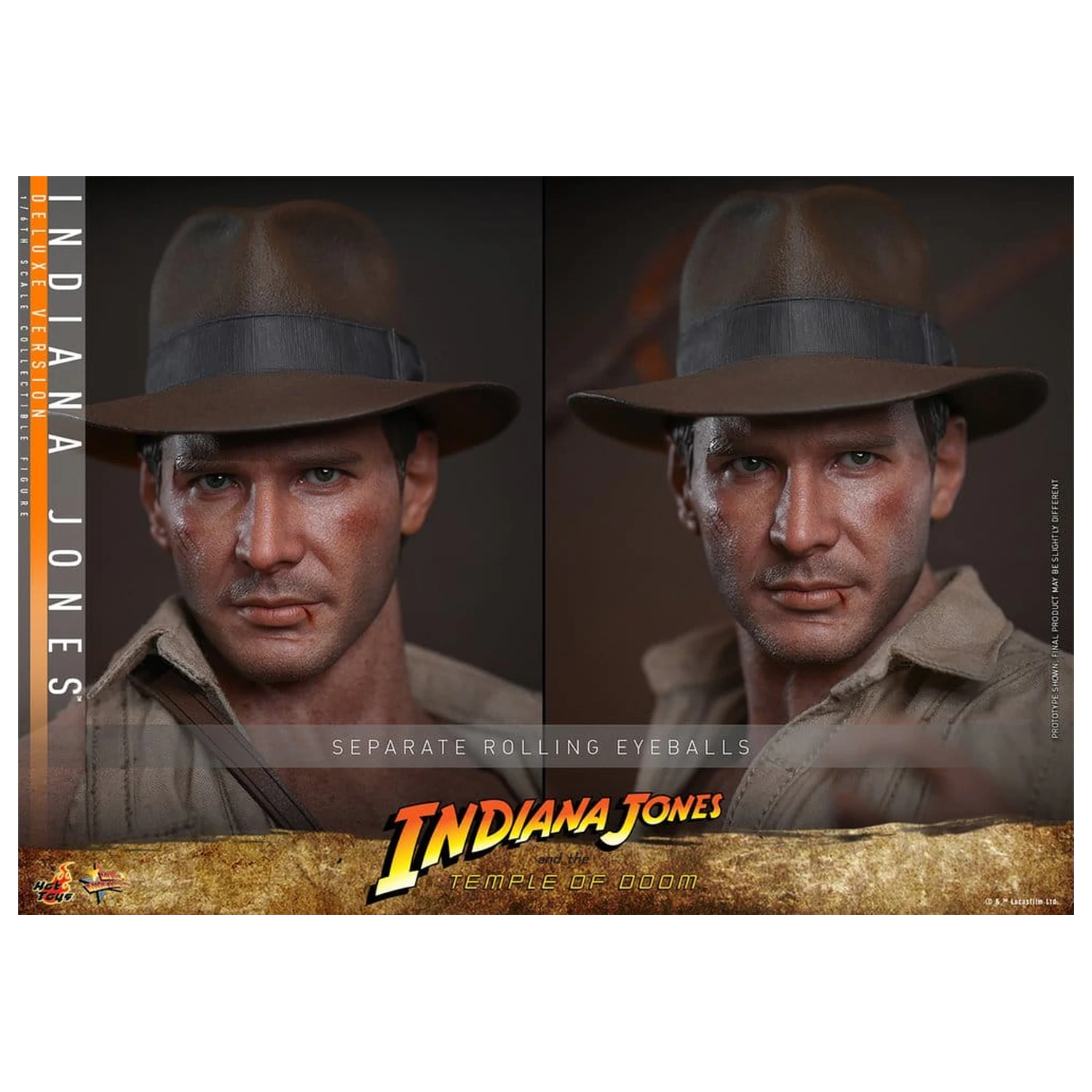 Indiana Jones Movie Masterpiece Action Figura 1/6 Indiana Jones (Deluxe verzija) 30 cm fotografija proizvoda
