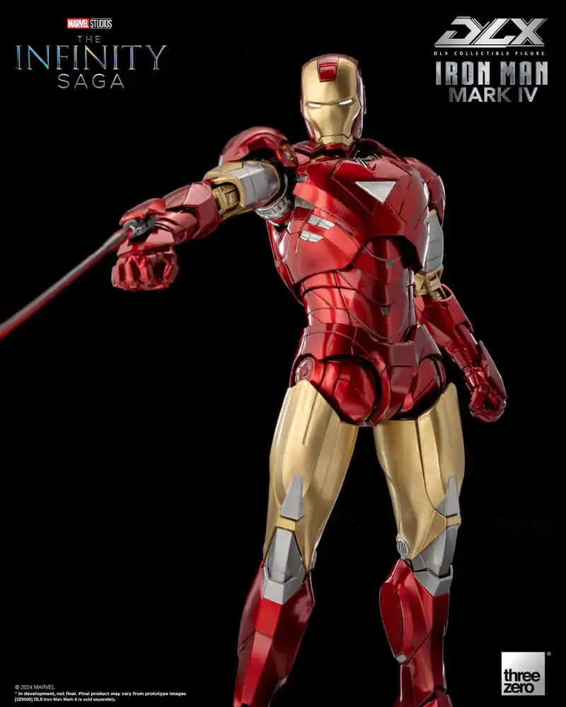 Infinity Saga DLX akcijska figura 1/12 Iron Man Mark 4 17 cm fotografija proizvoda