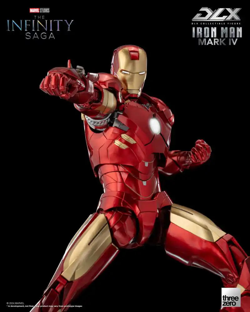 Infinity Saga DLX akcijska figura 1/12 Iron Man Mark 4 17 cm fotografija proizvoda