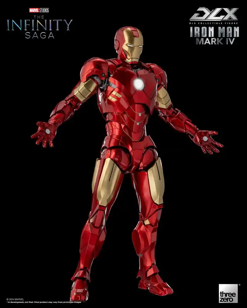 Infinity Saga DLX akcijska figura 1/12 Iron Man Mark 4 17 cm fotografija proizvoda