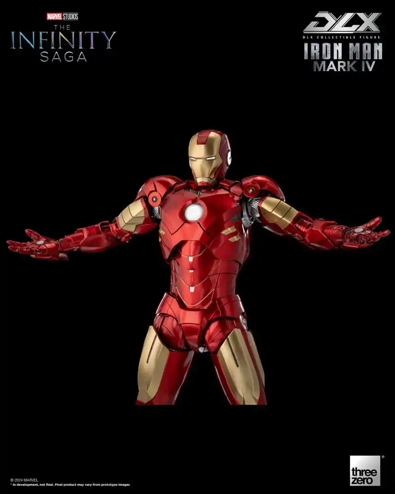 Infinity Saga DLX akcijska figura 1/12 Iron Man Mark 4 17 cm fotografija proizvoda