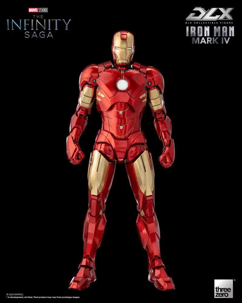 Infinity Saga DLX akcijska figura 1/12 Iron Man Mark 4 17 cm fotografija proizvoda