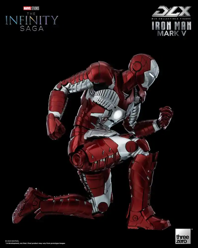 Infinity Saga DLX akcijska figura 1/12 Iron Man Mark 5 17 cm fotografija proizvoda