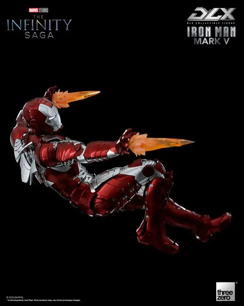 Infinity Saga DLX akcijska figura 1/12 Iron Man Mark 5 17 cm fotografija proizvoda