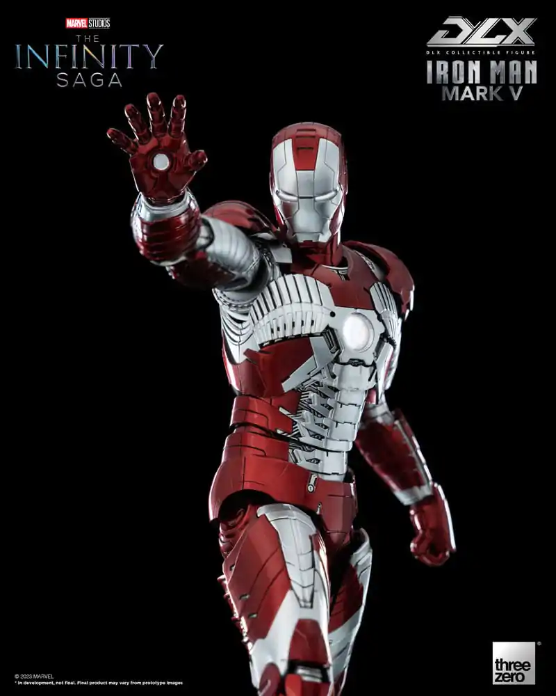 Infinity Saga DLX akcijska figura 1/12 Iron Man Mark 5 17 cm fotografija proizvoda