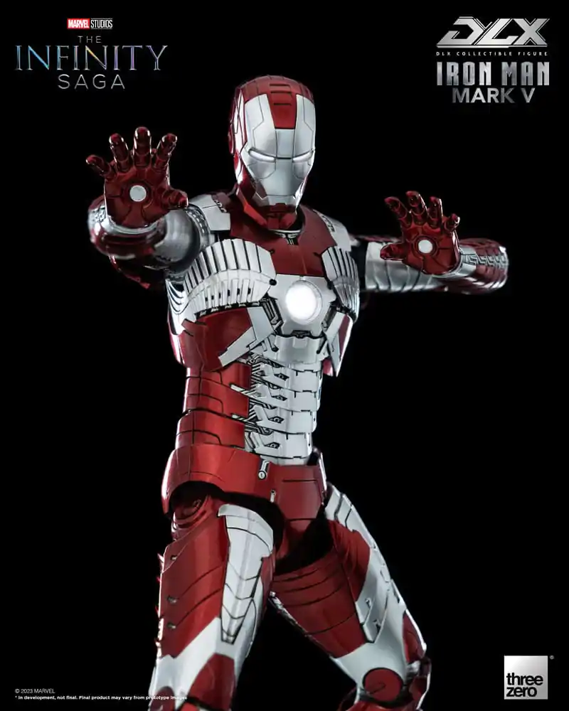 Infinity Saga DLX akcijska figura 1/12 Iron Man Mark 5 17 cm fotografija proizvoda