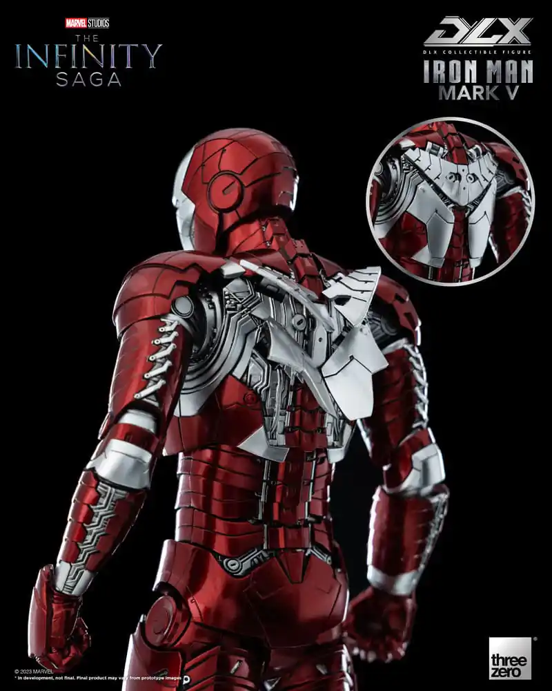 Infinity Saga DLX akcijska figura 1/12 Iron Man Mark 5 17 cm fotografija proizvoda