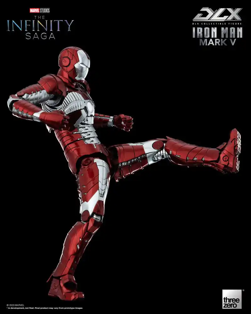 Infinity Saga DLX akcijska figura 1/12 Iron Man Mark 5 17 cm fotografija proizvoda