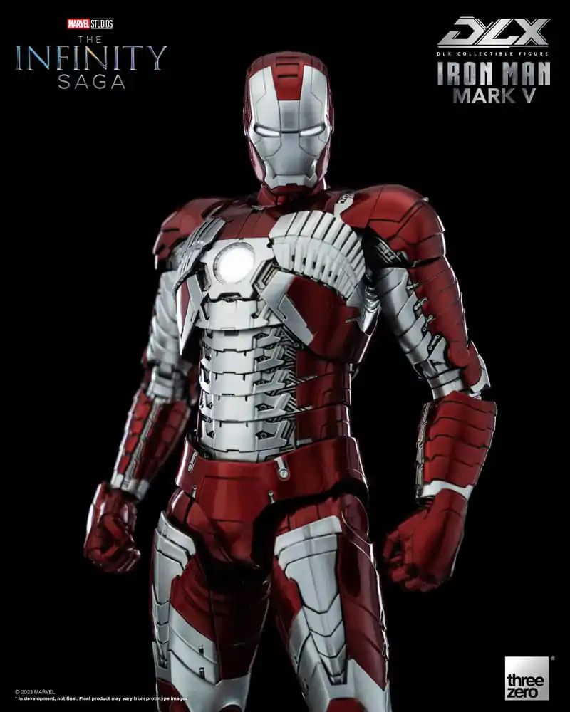 Infinity Saga DLX akcijska figura 1/12 Iron Man Mark 5 17 cm fotografija proizvoda