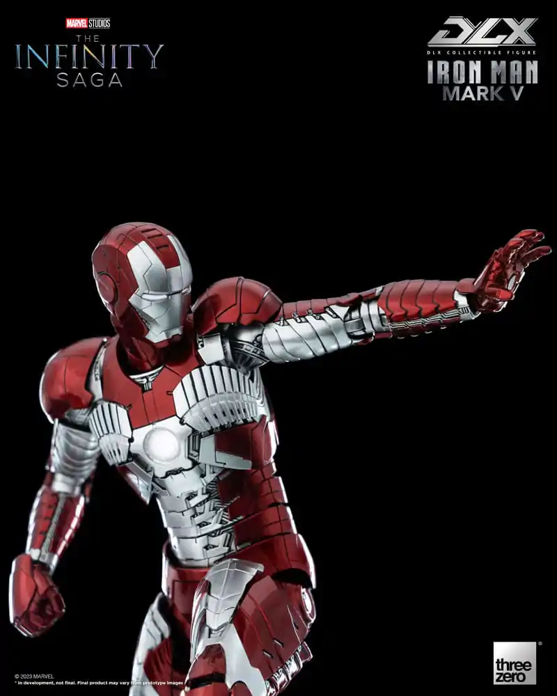 Infinity Saga DLX akcijska figura 1/12 Iron Man Mark 5 17 cm fotografija proizvoda