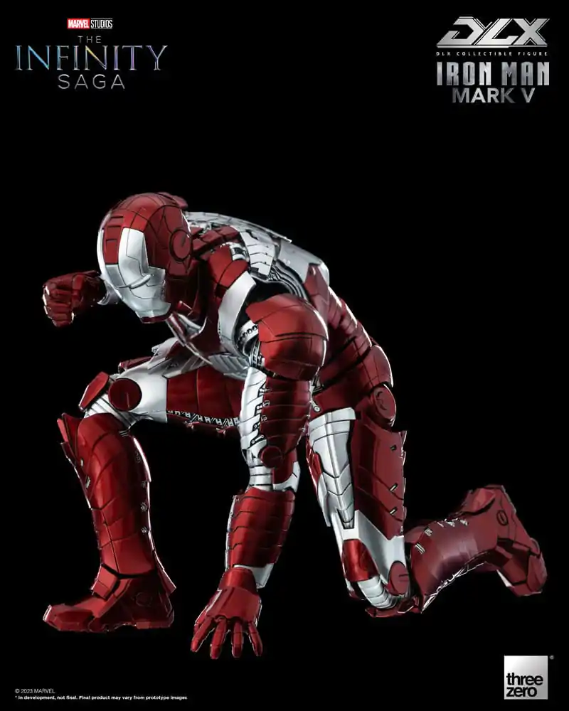 Infinity Saga DLX akcijska figura 1/12 Iron Man Mark 5 17 cm fotografija proizvoda