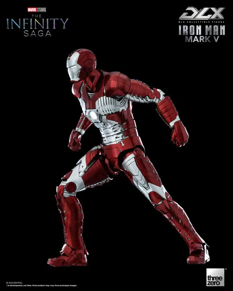 Infinity Saga DLX akcijska figura 1/12 Iron Man Mark 5 17 cm fotografija proizvoda