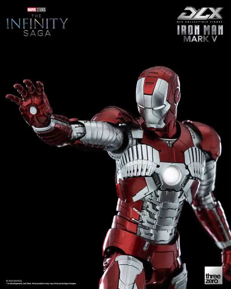 Infinity Saga DLX akcijska figura 1/12 Iron Man Mark 5 17 cm fotografija proizvoda