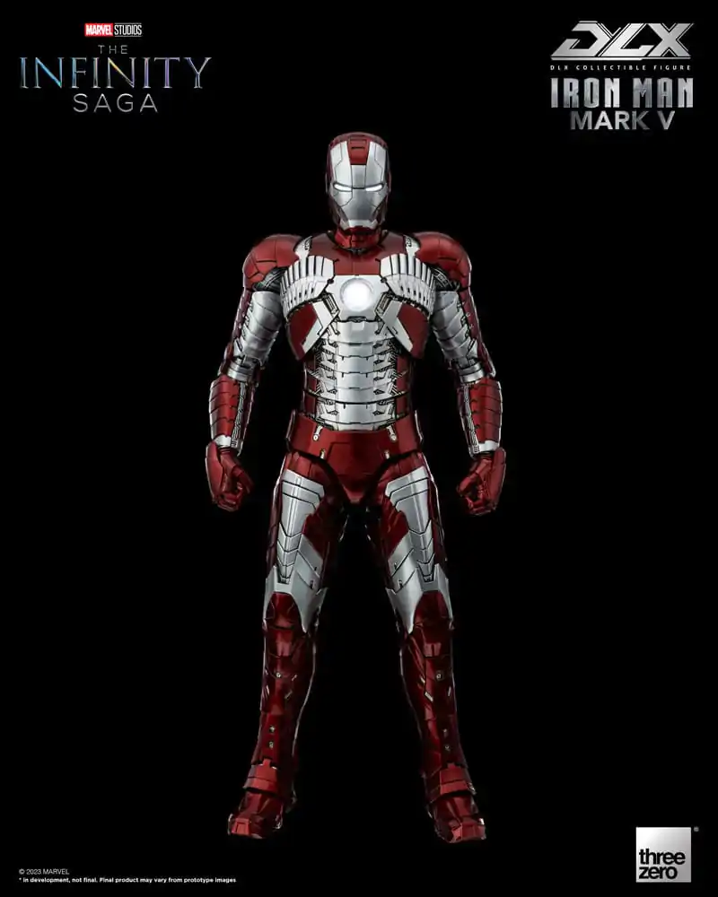 Infinity Saga DLX akcijska figura 1/12 Iron Man Mark 5 17 cm fotografija proizvoda