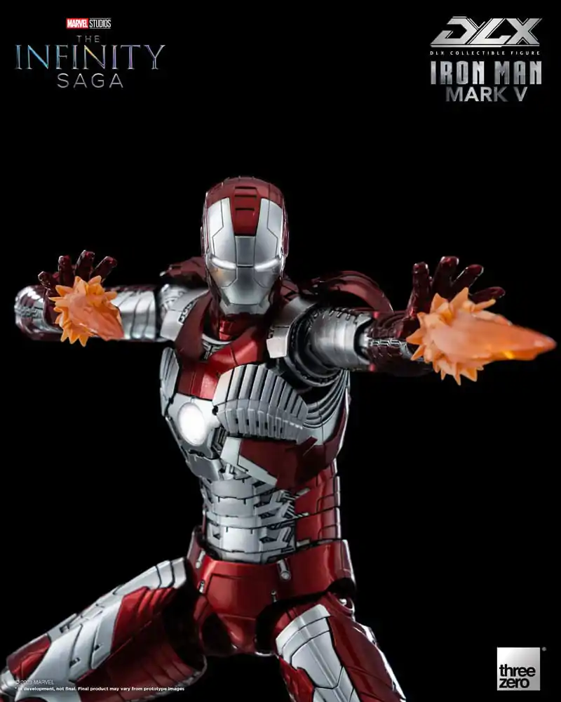 Infinity Saga DLX akcijska figura 1/12 Iron Man Mark 5 17 cm fotografija proizvoda