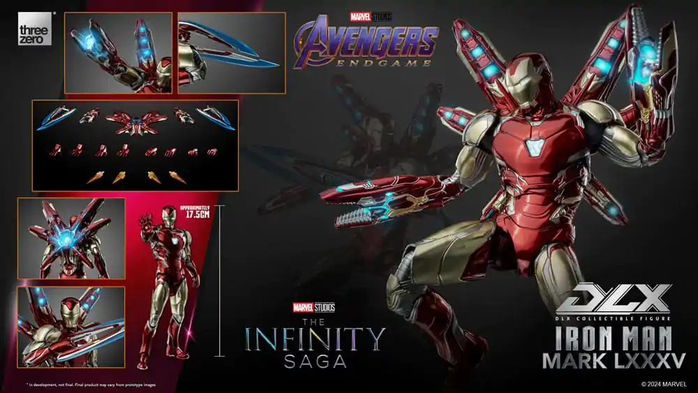 Infinity Saga DLX akcijska figura 1/12 Iron Man Mark 85 17 cm fotografija proizvoda