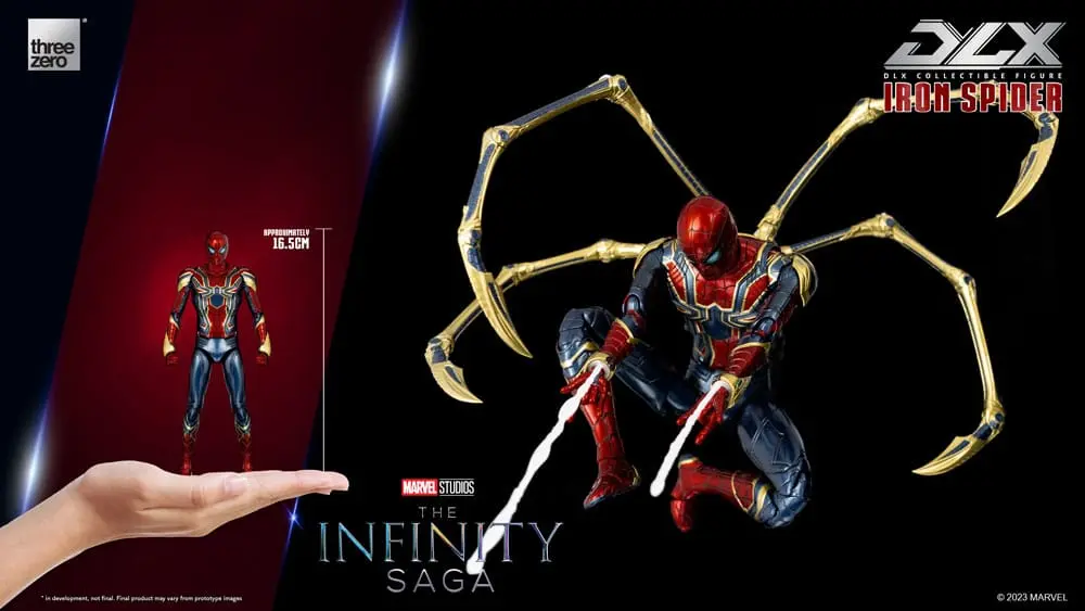 Infinity Saga DLX akcijska figura 1/12 Iron Spider 16 cm fotografija proizvoda