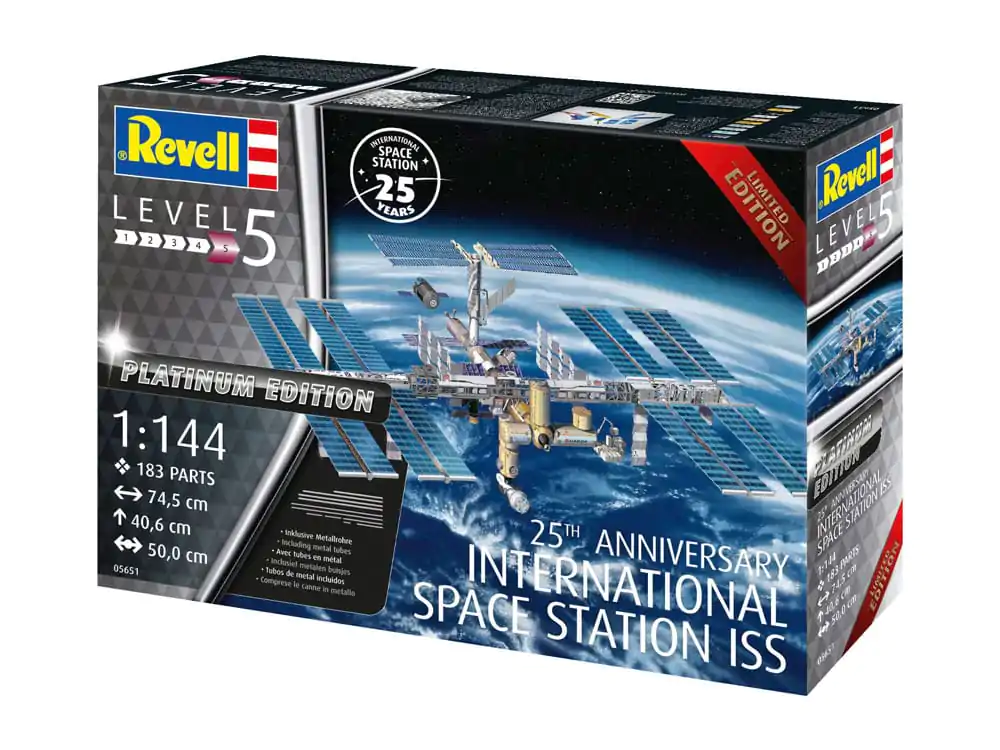 International Space Station ISS Model Kit Poklon Set 1/144 25th Anniversary Platinum Edition 74 cm fotografija proizvoda