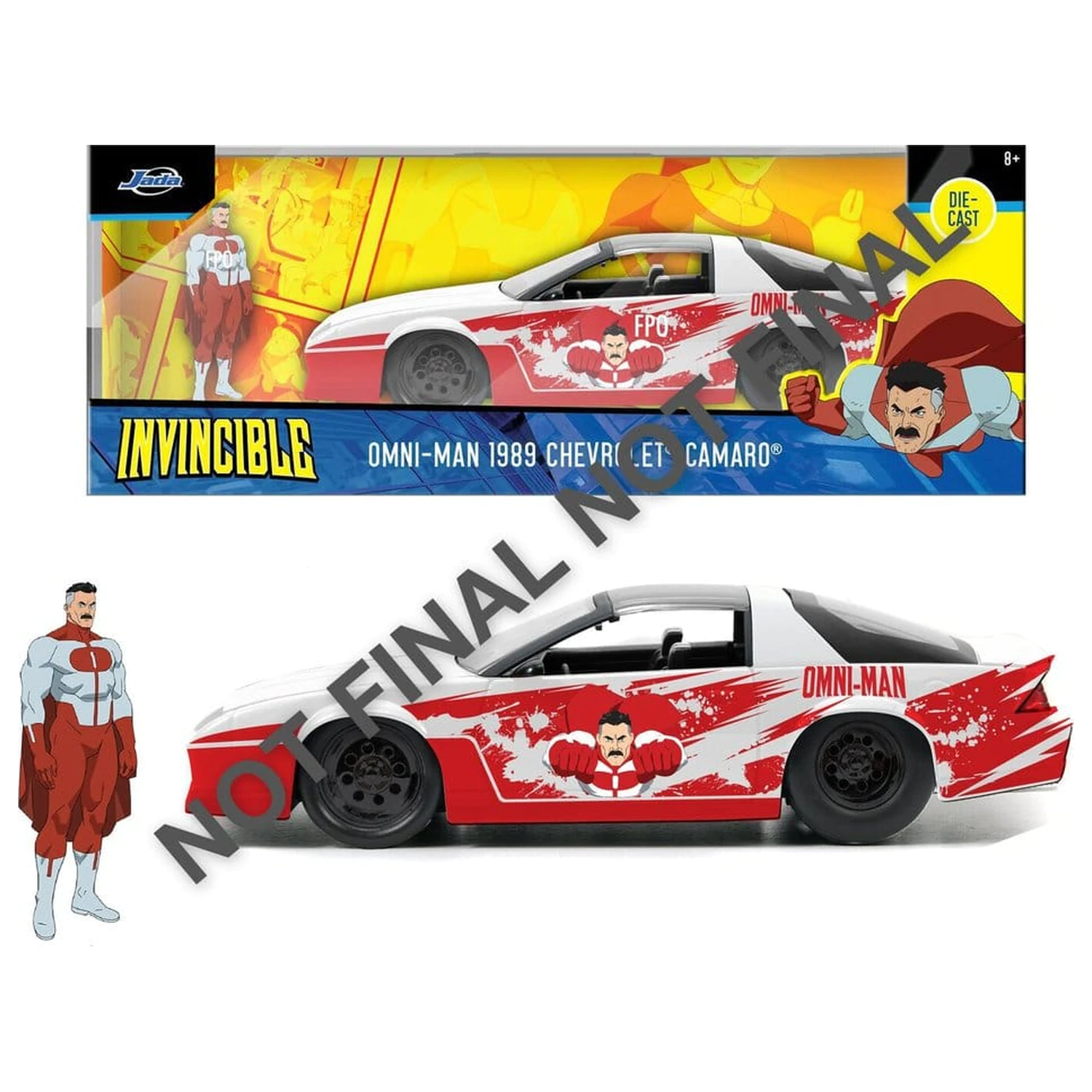Invincible Diecast Model 1/24 Omni-Man 1985 Chevrolet fotografija proizvoda