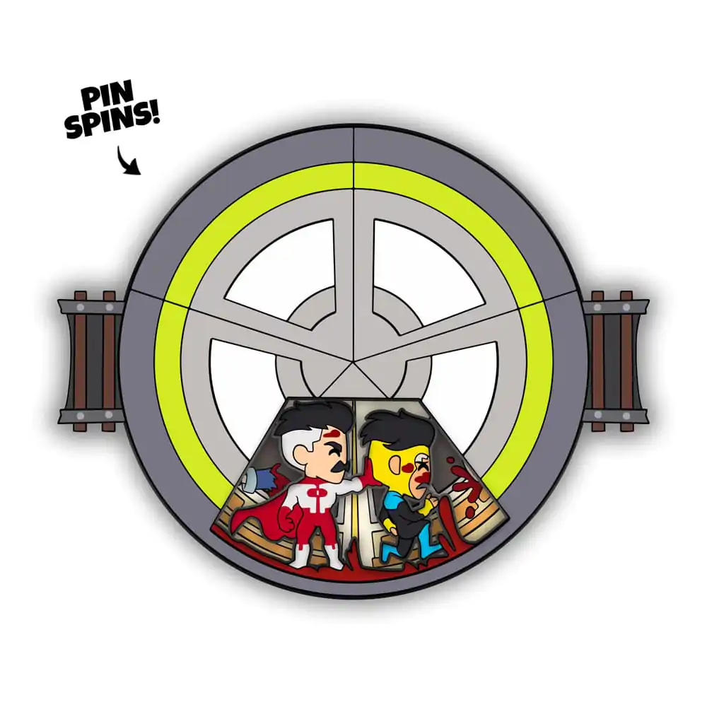 Invincible Pin Badge Invincible Spinning 10 cm fotografija proizvoda