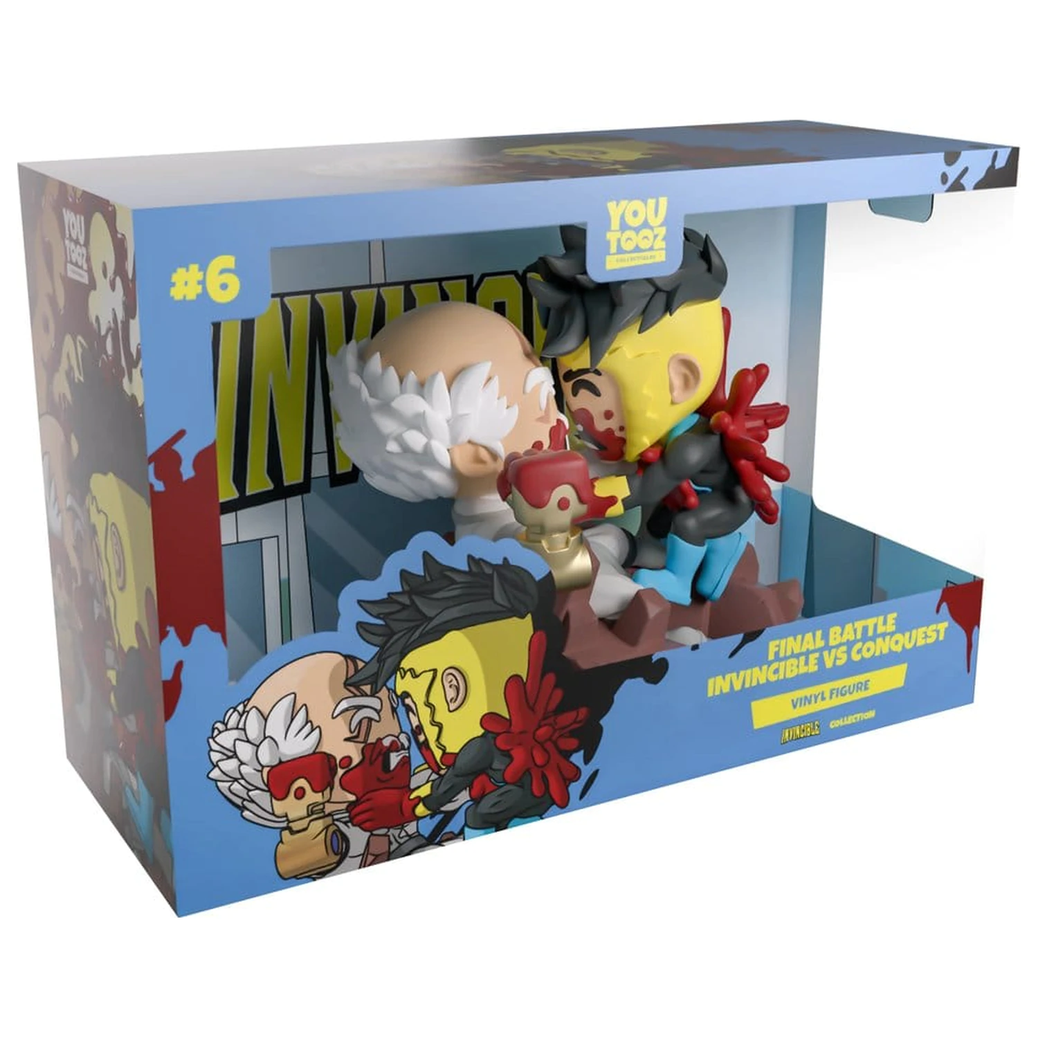 Invincible Vinyl figura Završna bitka Invincible vs Conquest 12 cm fotografija proizvoda
