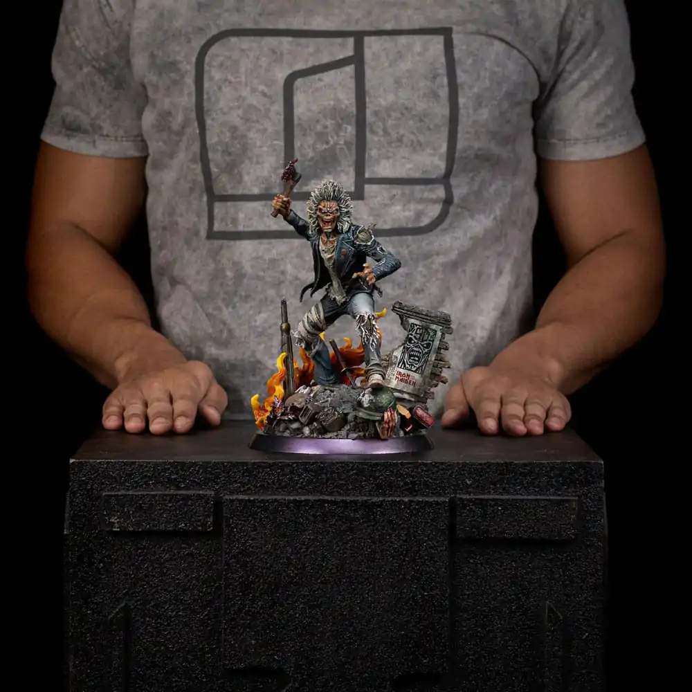 Iron Maiden Art Scale statua 1/10 Eddie 50. godišnjica 22 cm fotografija proizvoda