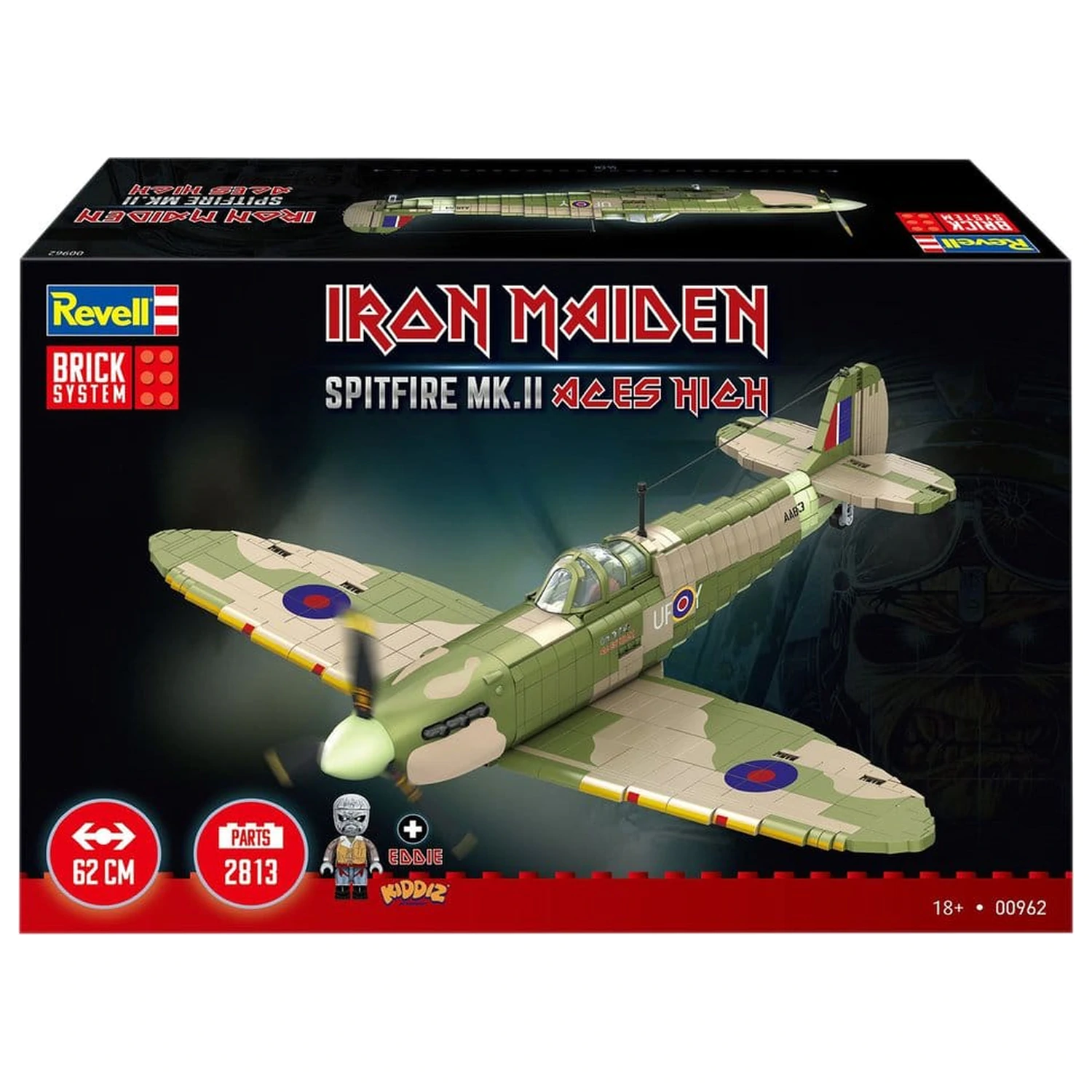 Iron Maiden Brick System komplet za sastavljanje Spitfire MK.II Aces High 58 cm fotografija proizvoda