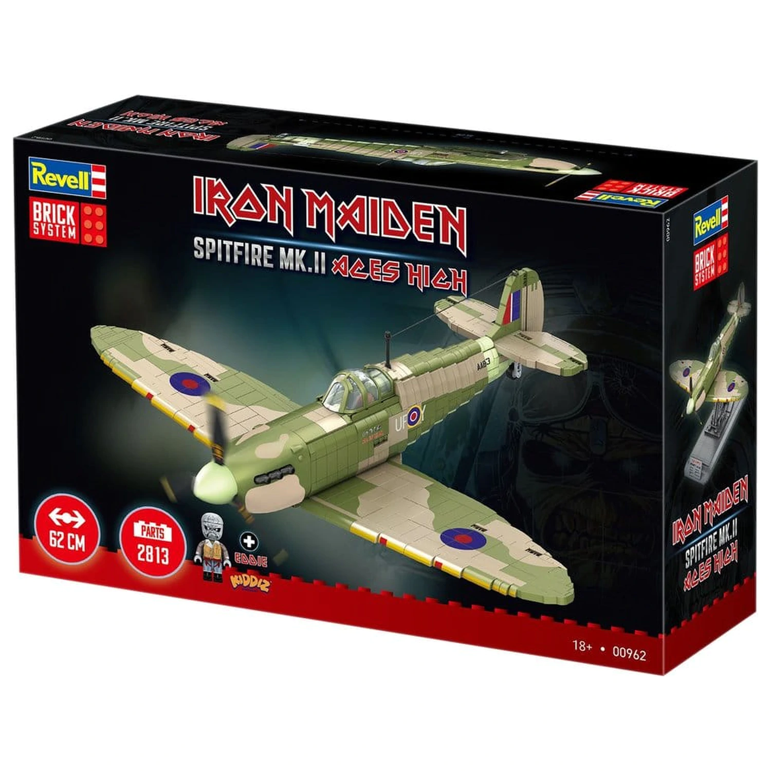 Iron Maiden Brick System komplet za sastavljanje Spitfire MK.II Aces High 58 cm fotografija proizvoda
