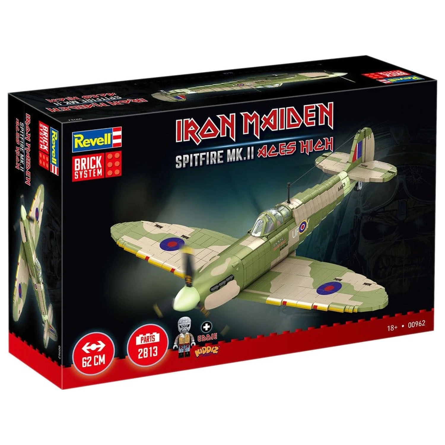 Iron Maiden Brick System komplet za sastavljanje Spitfire MK.II Aces High 58 cm fotografija proizvoda