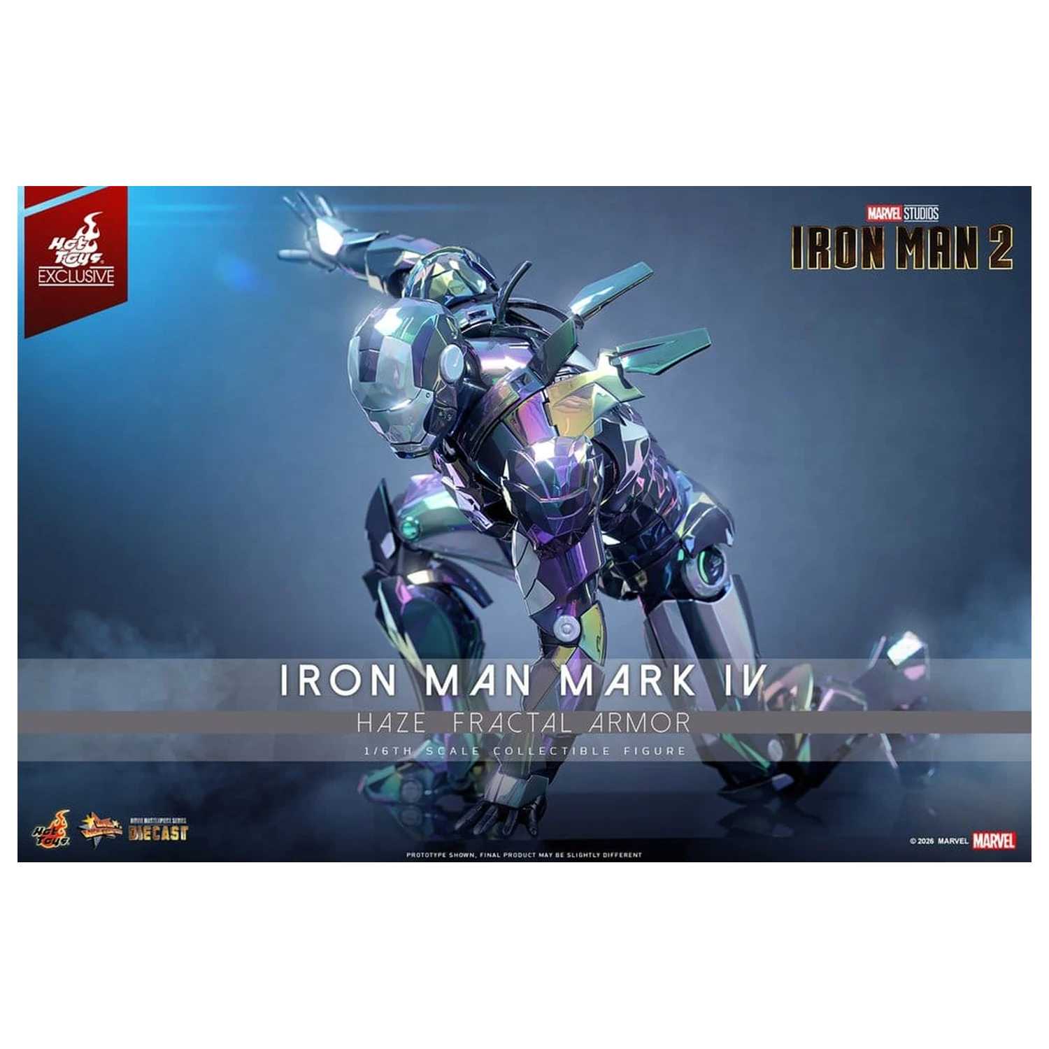Iron Man 2 akcijska figura 1/6 Iron Man Mark IV (Haze Fractal Armor) 33 cm fotografija proizvoda