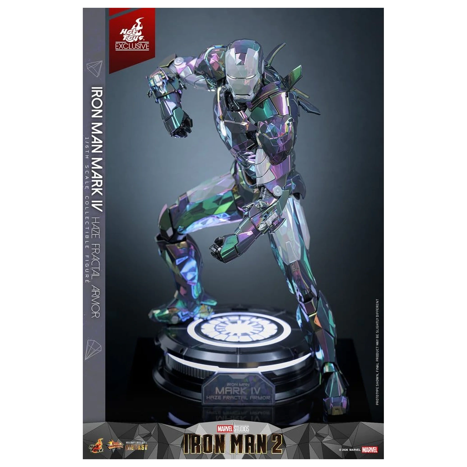 Iron Man 2 akcijska figura 1/6 Iron Man Mark IV (Haze Fractal Armor) 33 cm fotografija proizvoda