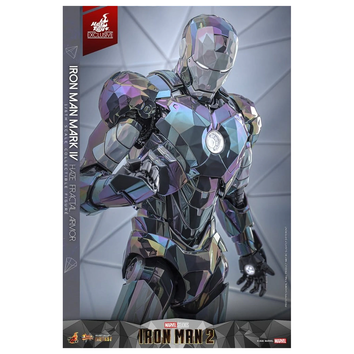 Iron Man 2 akcijska figura 1/6 Iron Man Mark IV (Haze Fractal Armor) 33 cm fotografija proizvoda