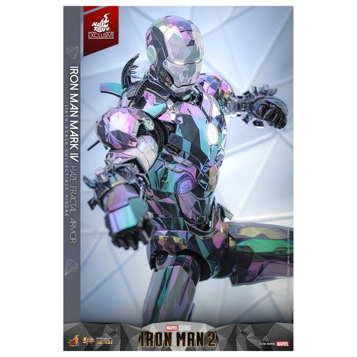 Iron Man 2 akcijska figura 1/6 Iron Man Mark IV (Haze Fractal Armor) 33 cm fotografija proizvoda