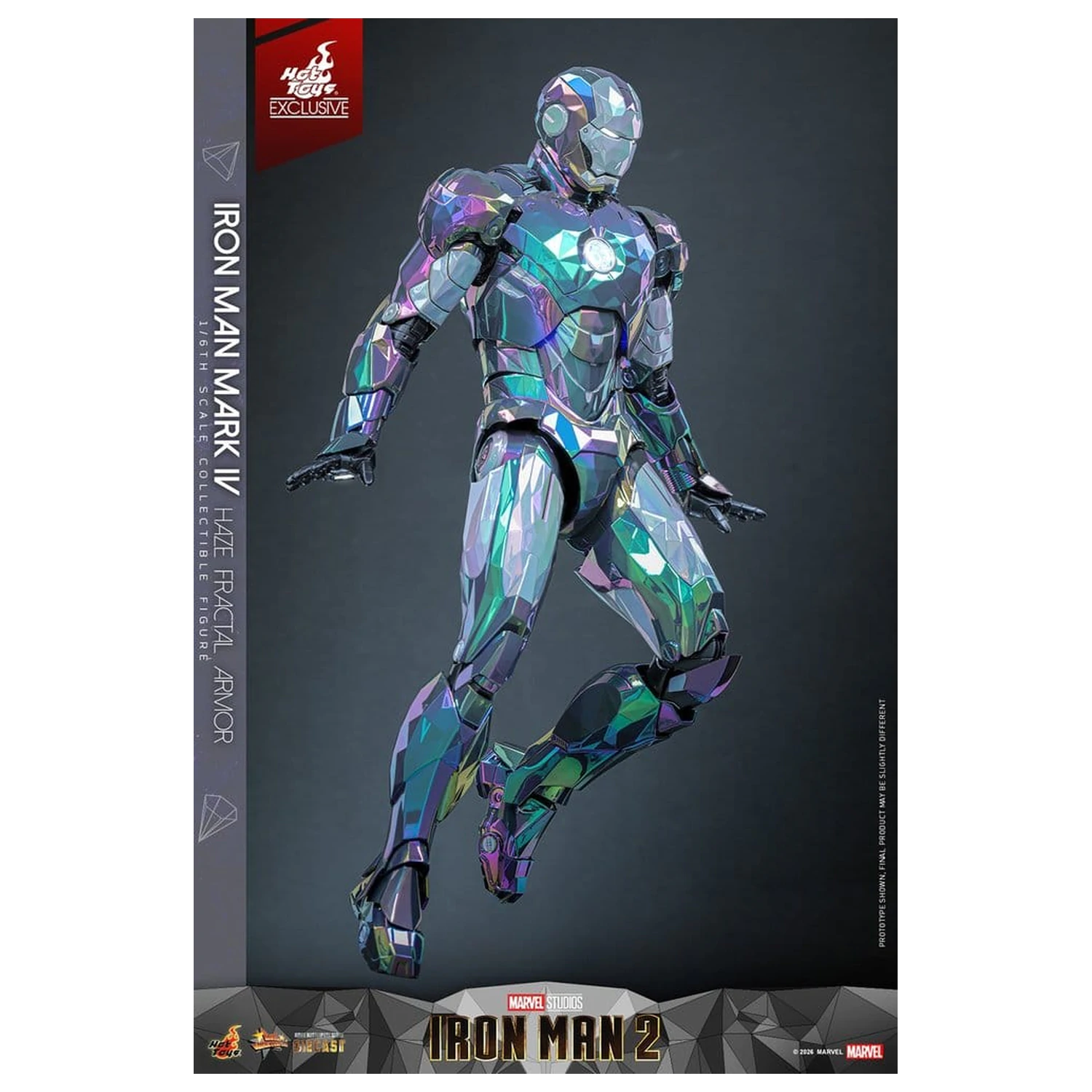 Iron Man 2 akcijska figura 1/6 Iron Man Mark IV (Haze Fractal Armor) 33 cm fotografija proizvoda