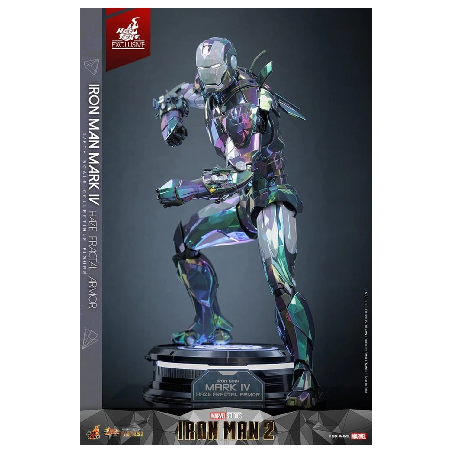Iron Man 2 akcijska figura 1/6 Iron Man Mark IV (Haze Fractal Armor) 33 cm fotografija proizvoda