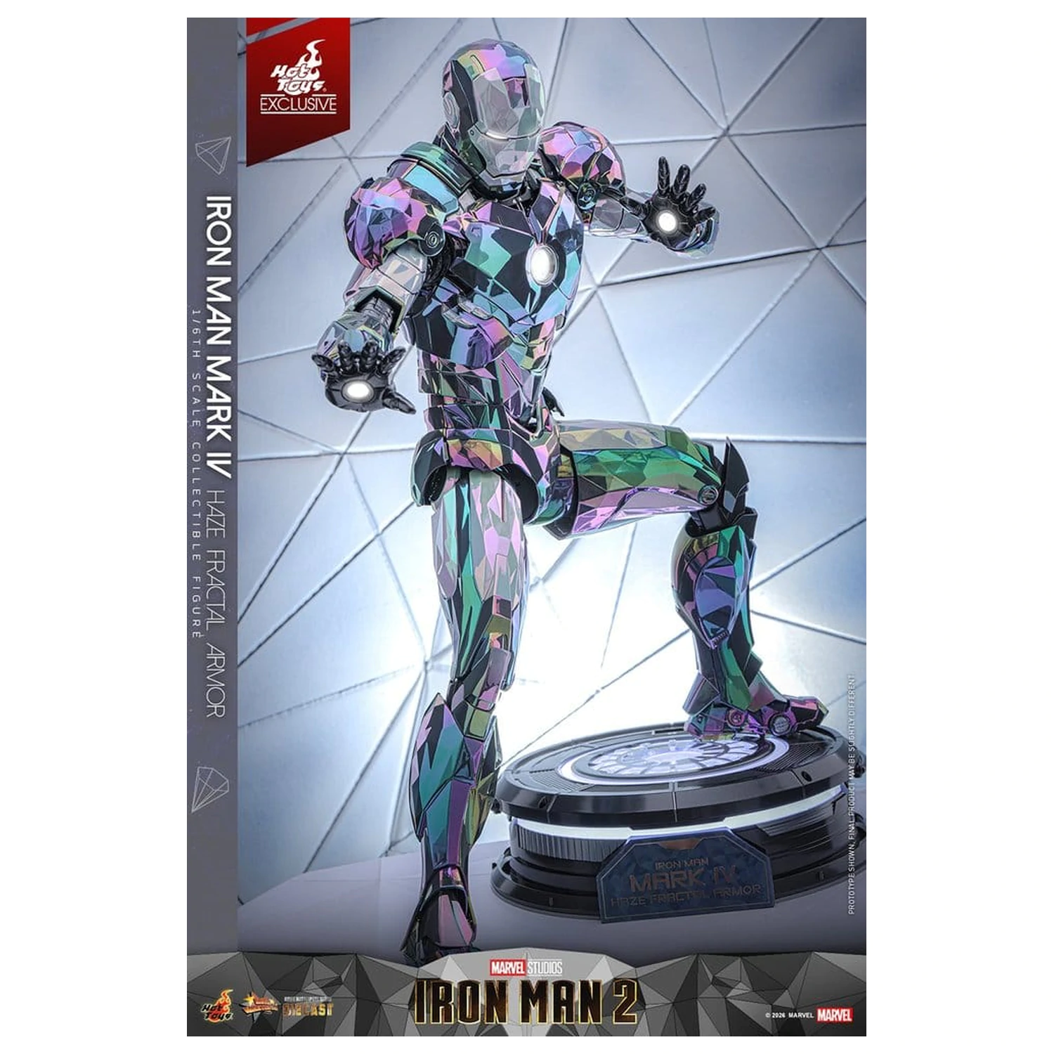 Iron Man 2 akcijska figura 1/6 Iron Man Mark IV (Haze Fractal Armor) 33 cm fotografija proizvoda