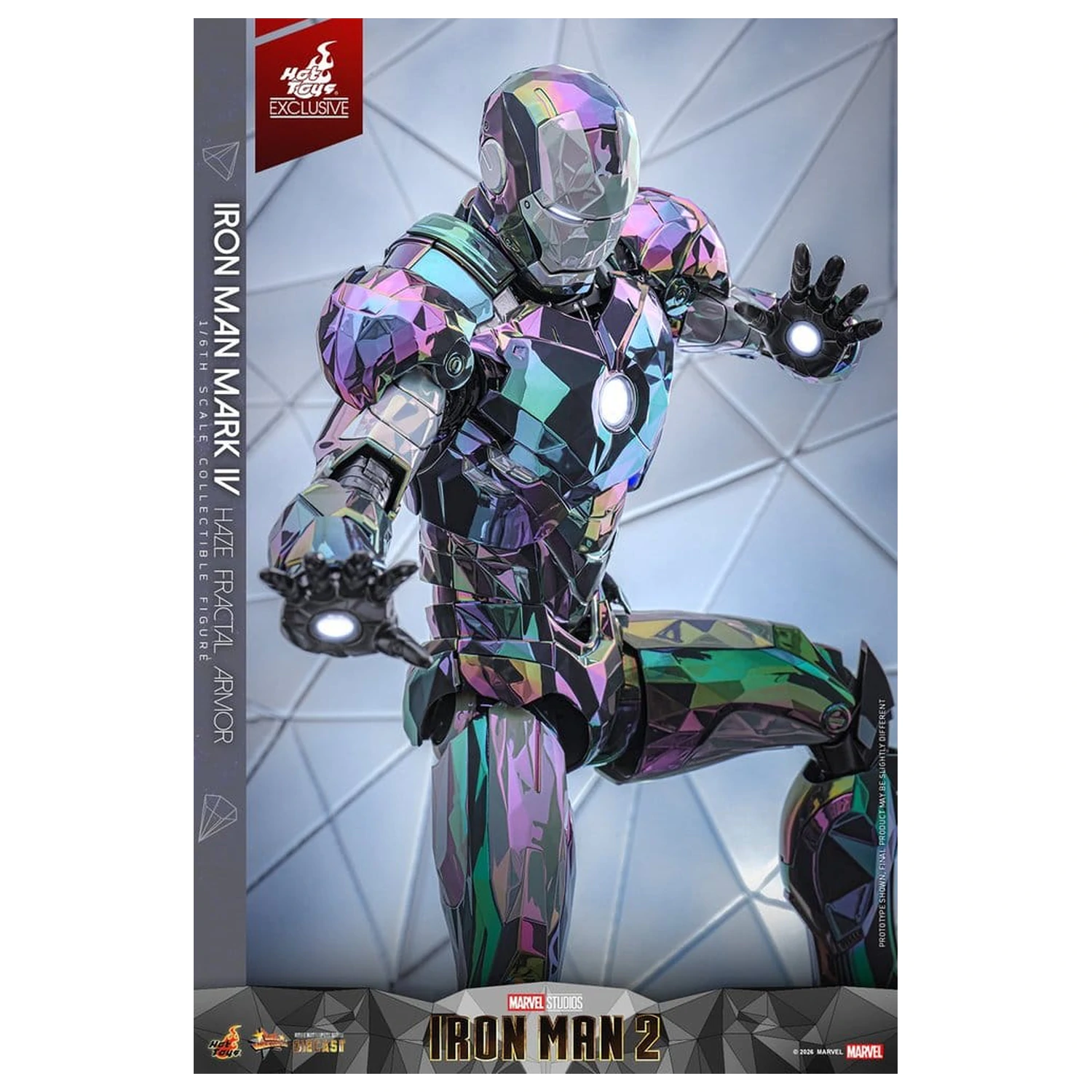 Iron Man 2 akcijska figura 1/6 Iron Man Mark IV (Haze Fractal Armor) 33 cm fotografija proizvoda