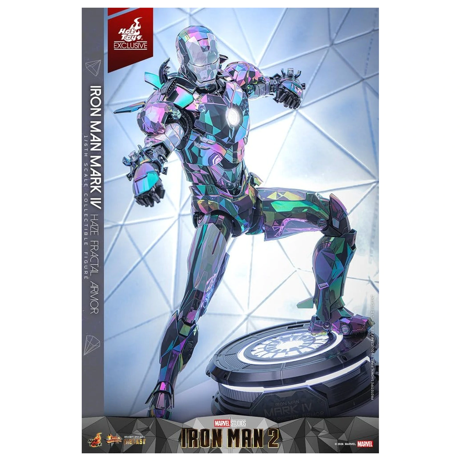 Iron Man 2 akcijska figura 1/6 Iron Man Mark IV (Haze Fractal Armor) 33 cm fotografija proizvoda