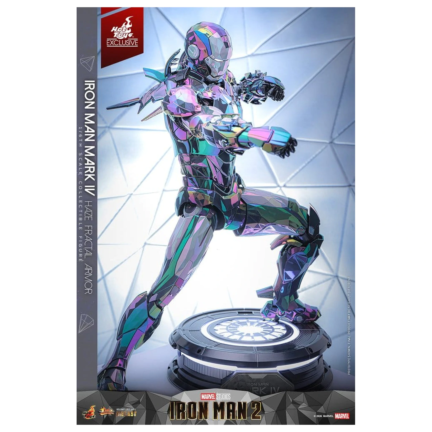 Iron Man 2 akcijska figura 1/6 Iron Man Mark IV (Haze Fractal Armor) 33 cm fotografija proizvoda