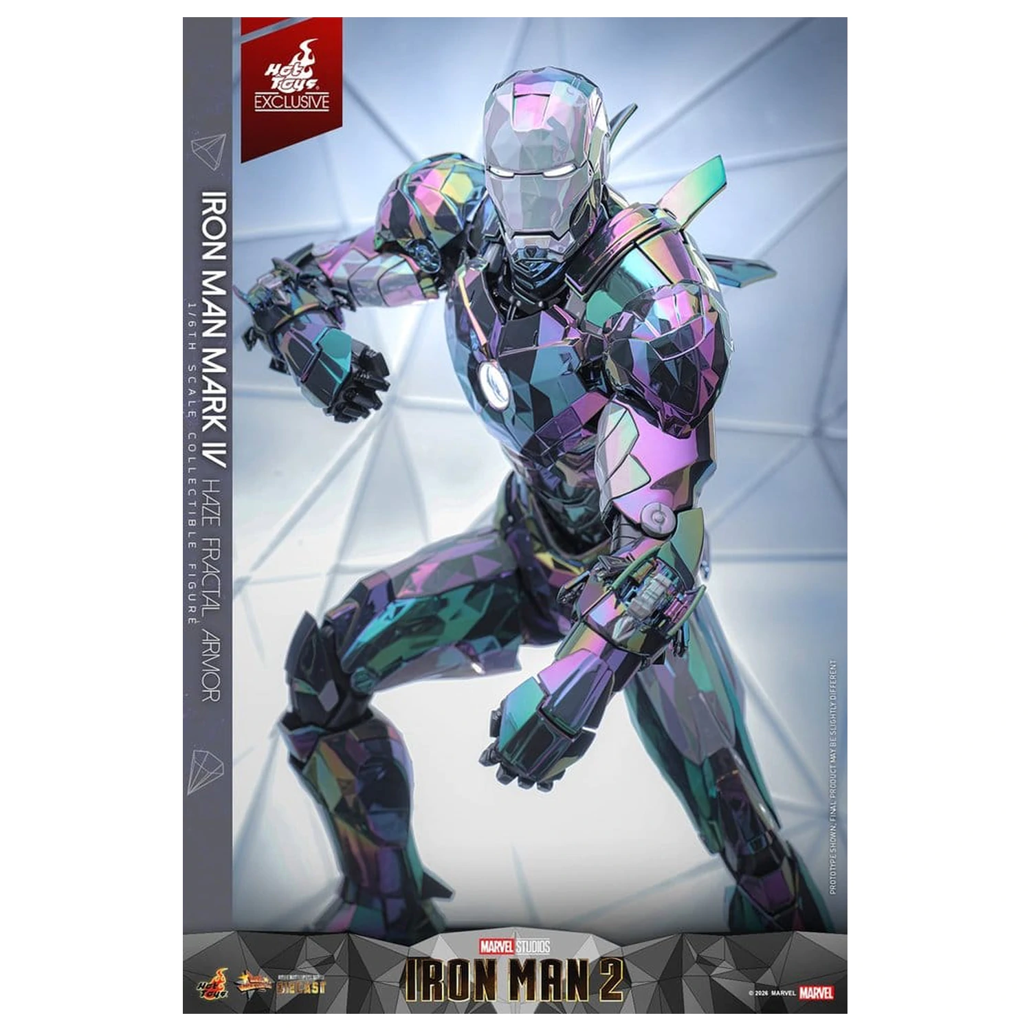 Iron Man 2 akcijska figura 1/6 Iron Man Mark IV (Haze Fractal Armor) 33 cm fotografija proizvoda
