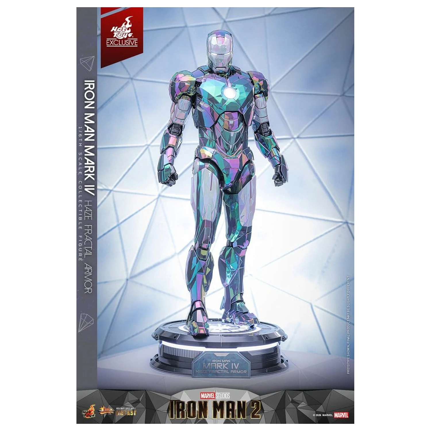 Iron Man 2 akcijska figura 1/6 Iron Man Mark IV (Haze Fractal Armor) 33 cm fotografija proizvoda