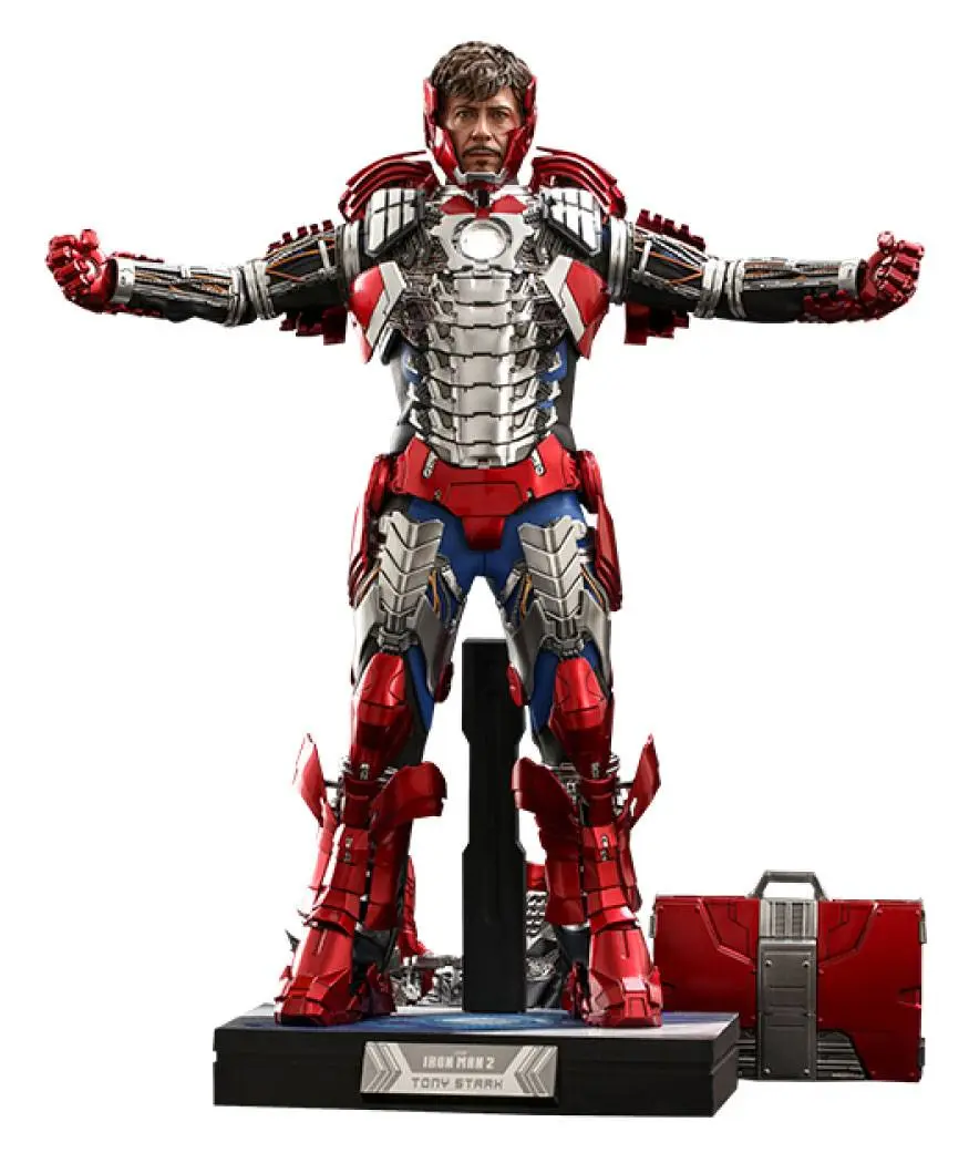 Iron Man 2 Movie Masterpiece akcijska figura 1/6 Tony Stark (Mark V Suit Up Version) Deluxe 31 cm fotografija proizvoda