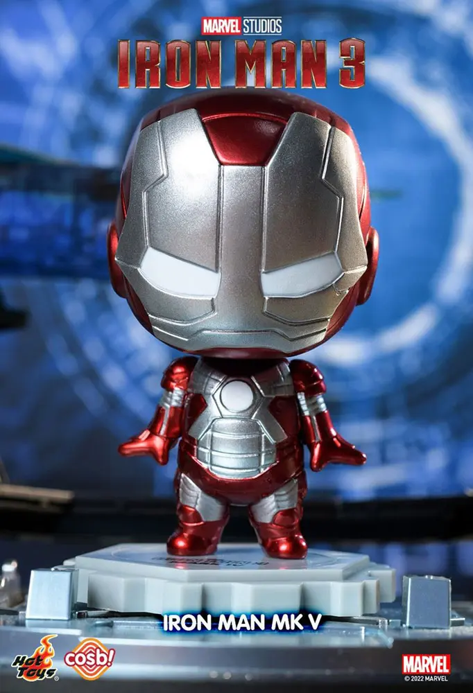 Iron Man 3 Cosbi Mini Figura Iron Man Mark 5 8 cm fotografija proizvoda