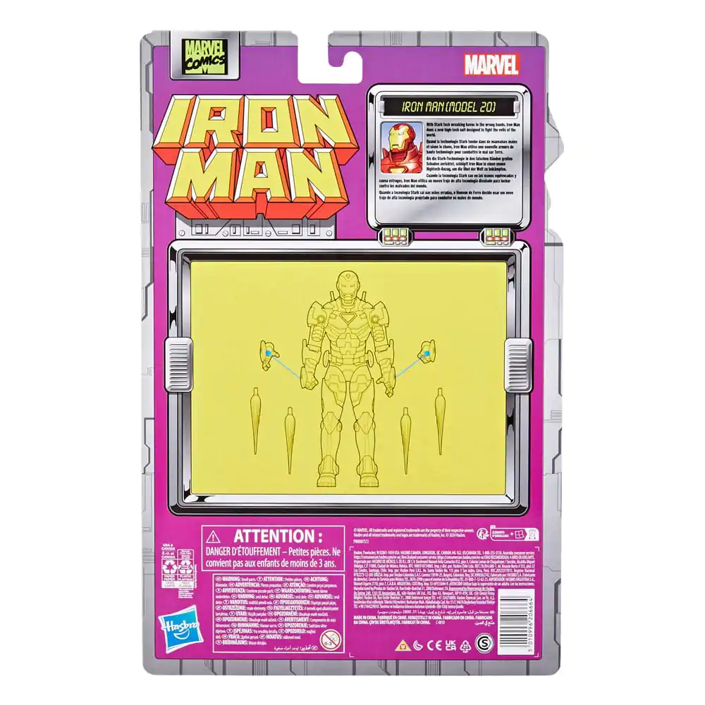 Iron Man Marvel Legends akcijska figura Iron Man (Model 20) 15 cm fotografija proizvoda