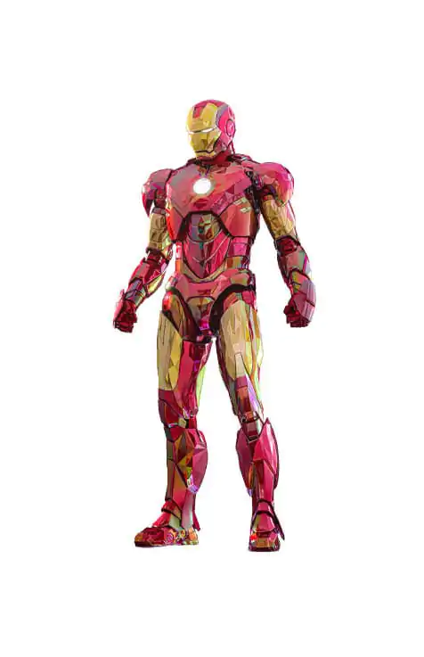 Iron Man Movie Masterpiece Diecast akcijska figura 1/6 Iron Man Mark VI (Fractal Armor) Hot Toys Exclusive 33 cm fotografija proizvoda